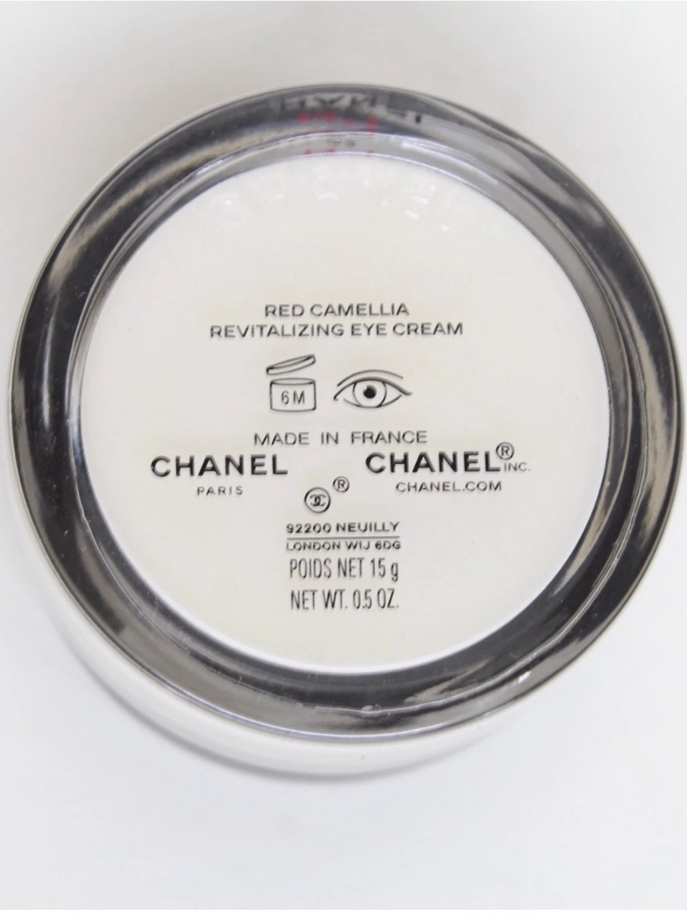 Chanel No 1 Red Camellia Eye Cream Anti-Aging 0.5 oz New No Box - Picture 2 of 2